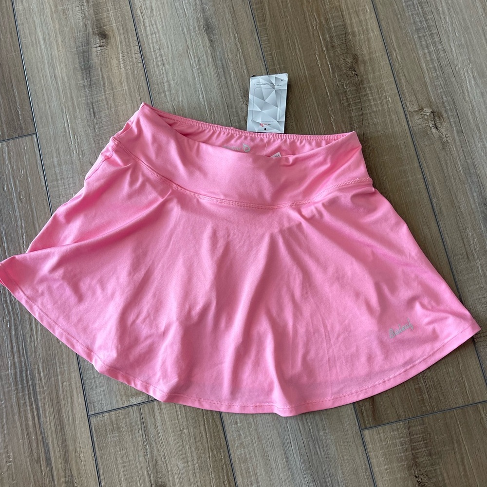 NWT Baleaf Pink Skort Size M inner pockets with tag Tennis Skort
